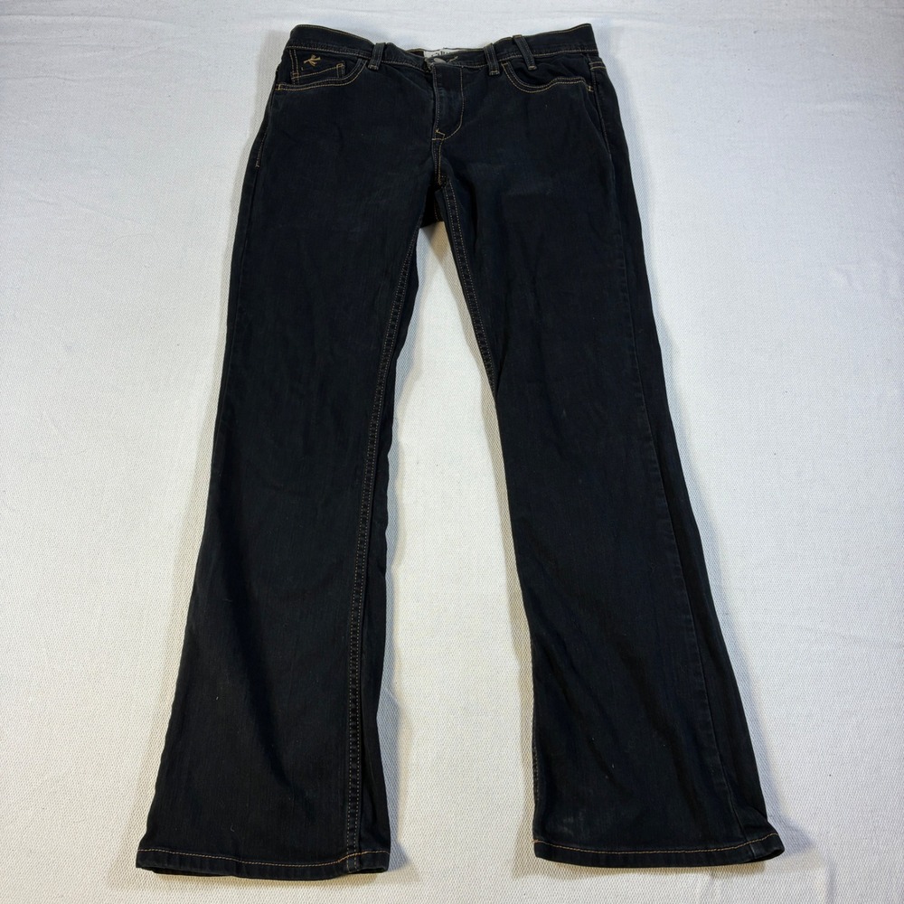 Vintage Earl Jean Women's Size 8 Dark Wash Bootcut Denim Stretch Jeans Y2K 32x30